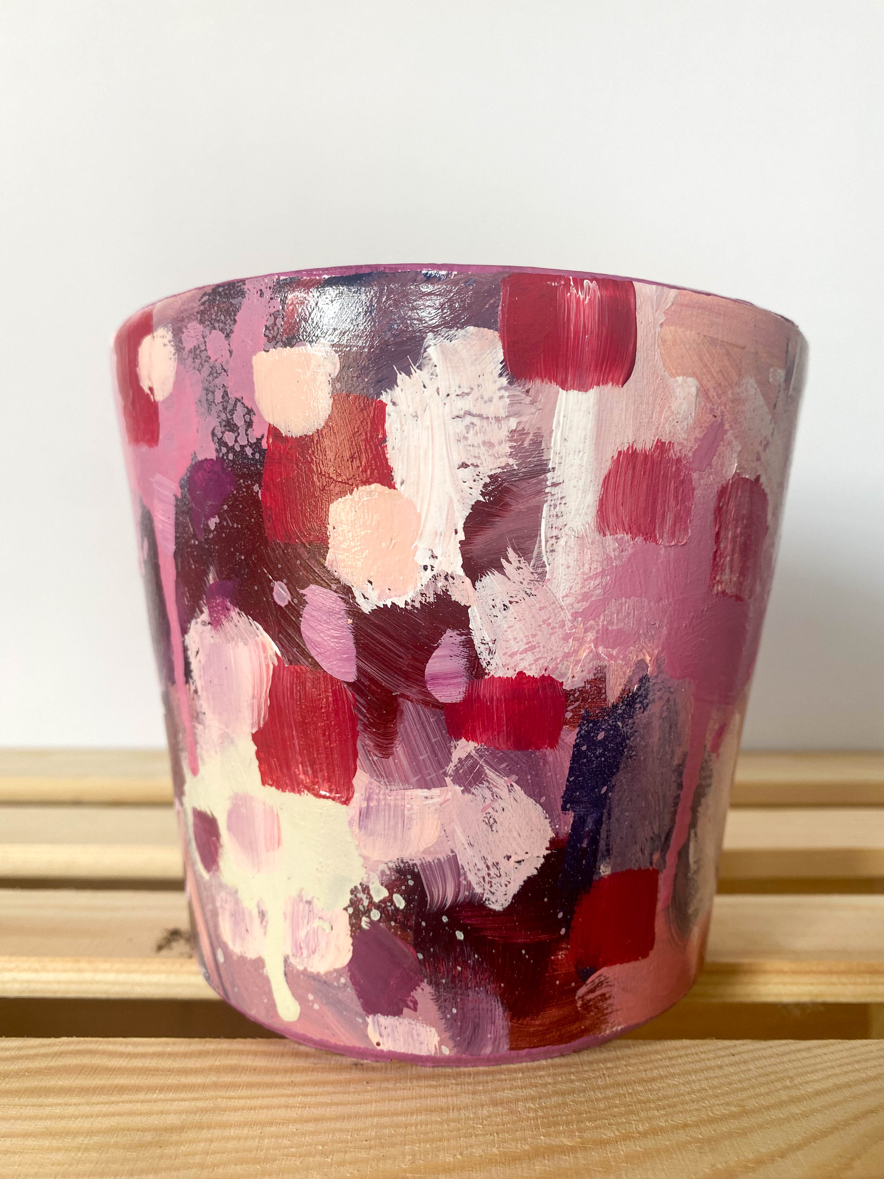 Small Abstract Planter (S06)
