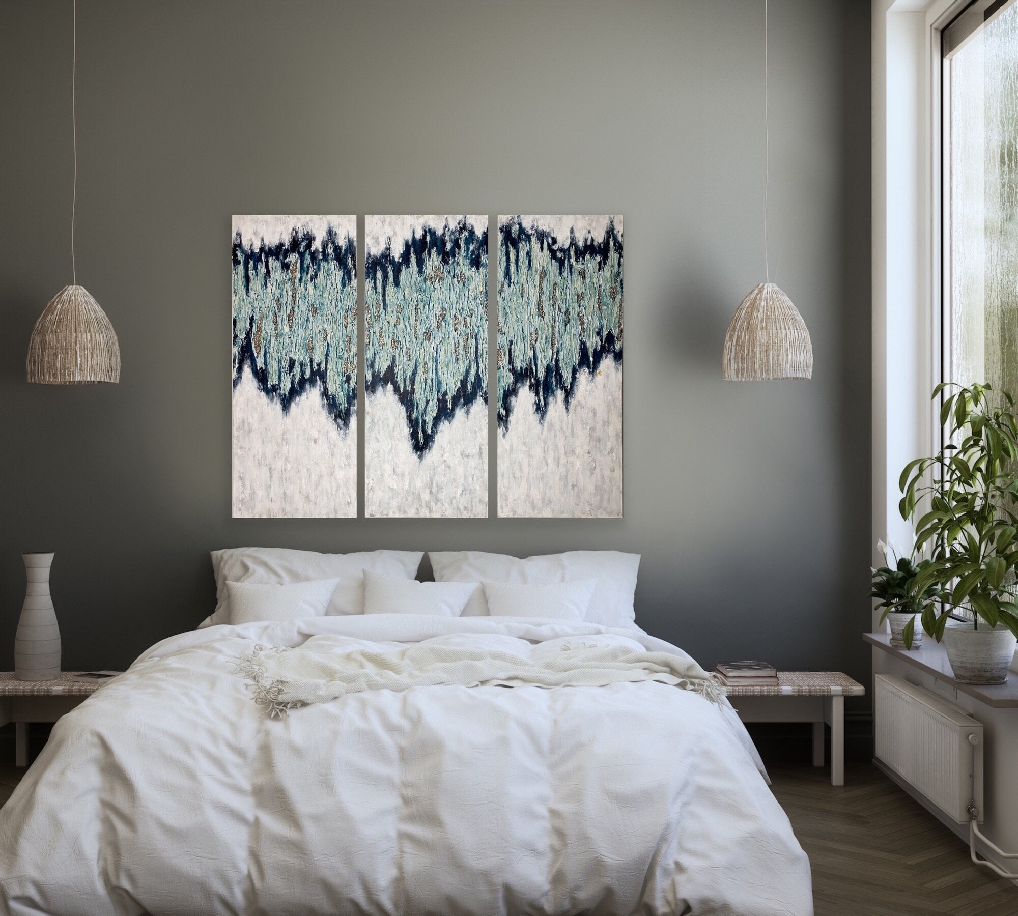 The Ocean Speaks To Me Triptych